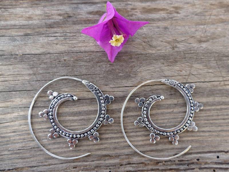 Spiral Ohrringe Silber/Pendientes Plata Espiral Spiral Ohrringe Silber/Pendientes Plata Espiral von JewelsChandra