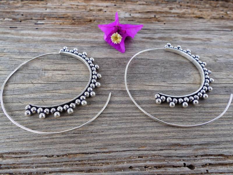 Versilberte Ohrringe, Ohrringe Für Frau, Spiralen, Ohrring Schöne Silber Vergoldet Boho Versilberte Ohrringe, Ohrringe Für Frau, Spiralen, Ohrring Schöne Silber Vergoldet Boho von JewelsChandra