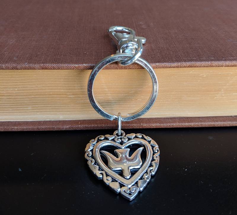 Herz Silber-Ton Schlüsselanhänger, Liebe Keychain Von Jewelscharmsmehr Menge Bulk Rabatte Herz Silber-Ton Schlüsselanhänger, Liebe Keychain Von Jewelscharmsmehr Menge Bulk Rabatte von JewelsCharmsMore