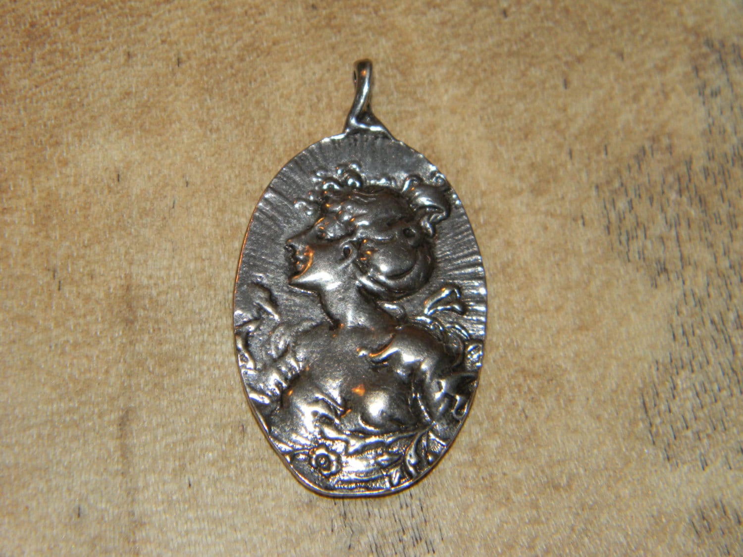 Jugendstil Sterling Silber Anhänger von JewelsForaGypsy