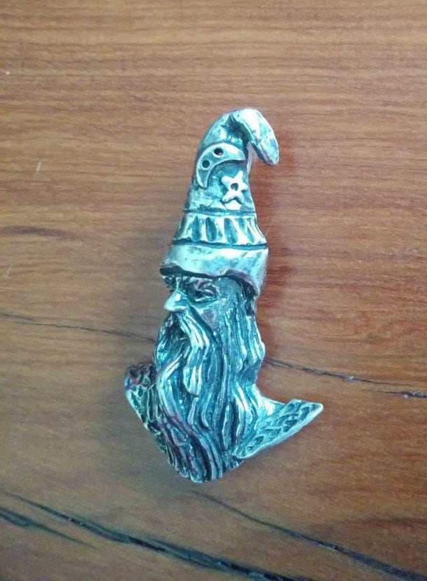 sterling Silber Zauberer Anhänger Tombstone Silverworks von JewelsForaGypsy