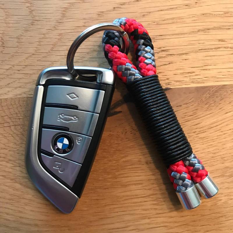 Tau-Schlüsselanhänger Mit Ledertakelung von JewelsNapfgerecht