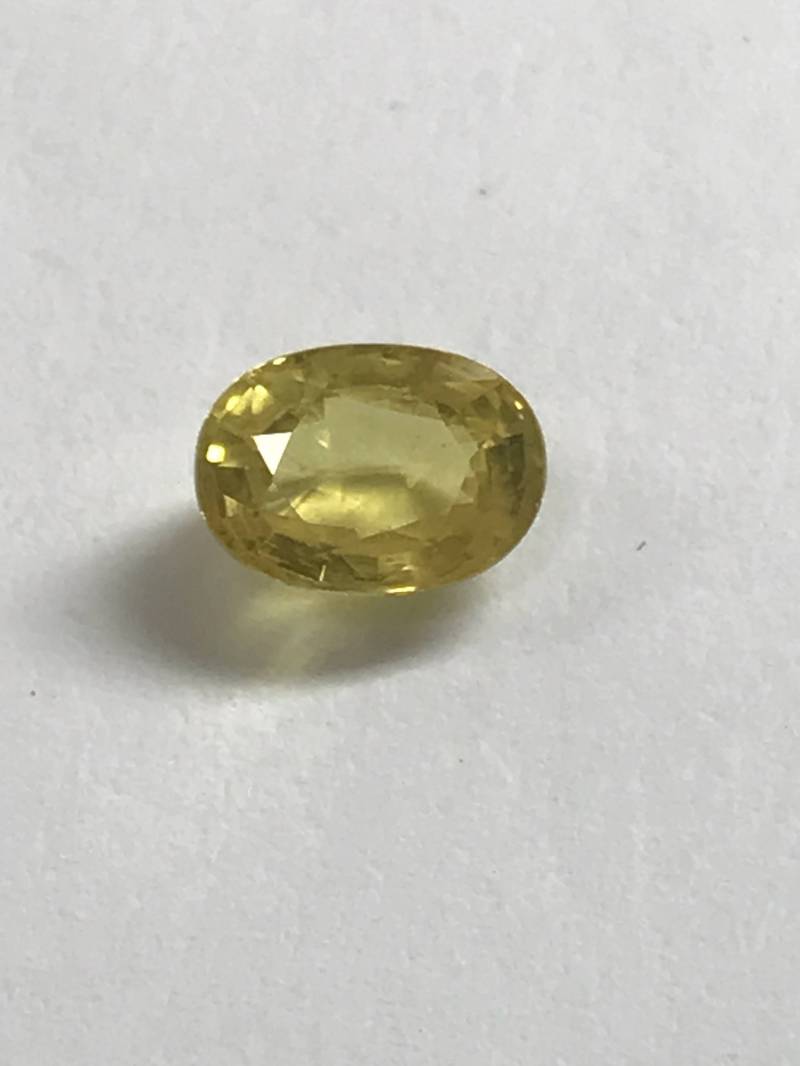 Echte 7 X 5 Gelb Saphir Oval Echte 7 X 5 Gelb Saphir Oval von JewelsOn47th