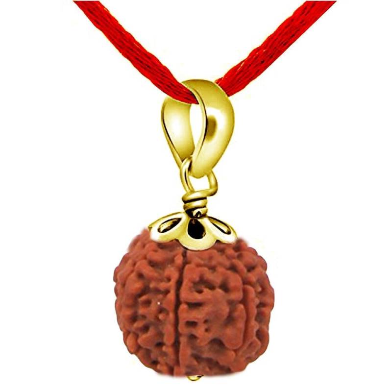Echte Natürliche 5 Faced Mukhi Rudraksha Perlen Panchdhatu Legierung Anhänger Runde Form, Anhänger, Halskette Echte Natürliche 5 Faced Mukhi Rudraksha Perlen Panchdhatu Legierung Anhänger Runde Form, Anhänger, Halskette von JewelsOnClick