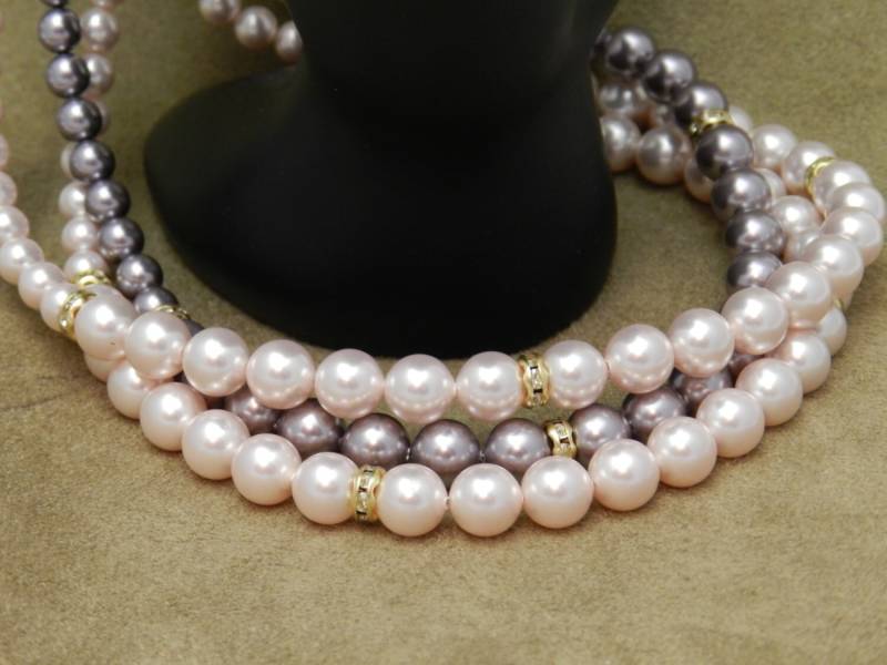 Swarovski Perle Und Rondelle Halskette Swarovski Perle Und Rondelle Halskette von JewelsYogaTurtle