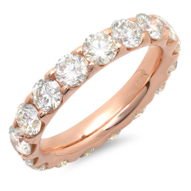 Atemberaubender Runder Diamant Eternity Ring von Jewelsdot