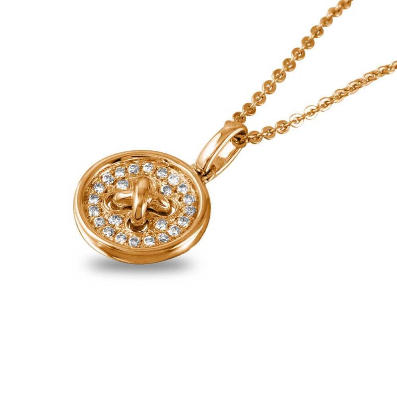 "Diamant-Münze "x" Anhänger Mit Kette." von Jewelsdot