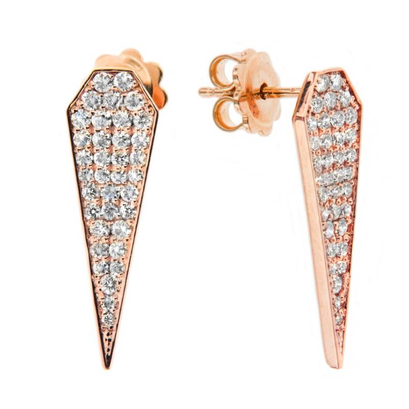 Diamant Tropfen Ohrringe von Jewelsdot