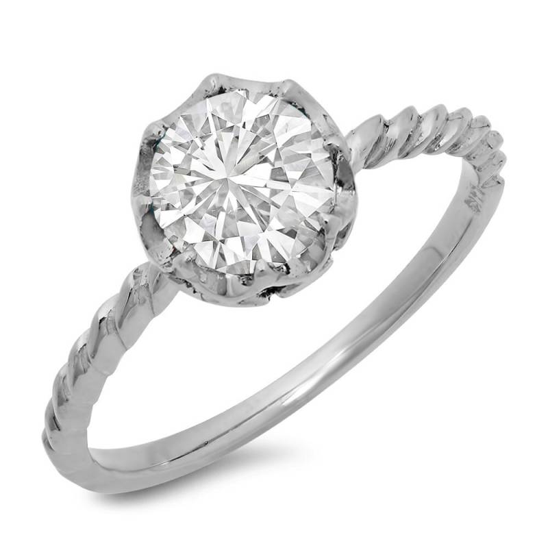 Hübscher Brillantring in Weißgold von Jewelsdot