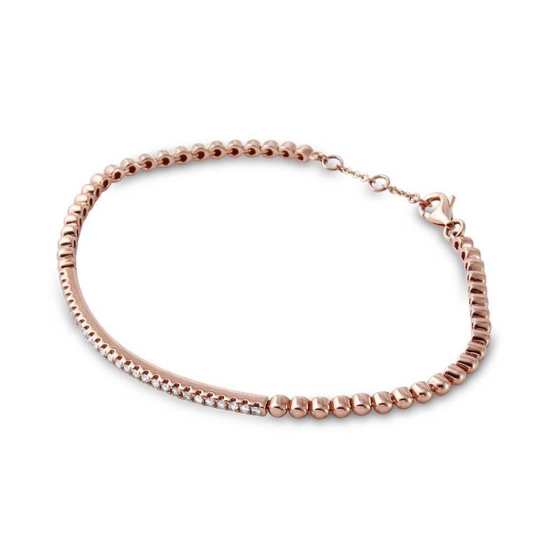 Schöne Diamond Bar Armband Bead-Ketten-Entwurf von Jewelsdot