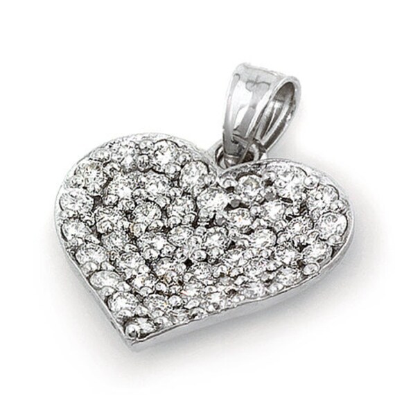 Wunderschöne Diamant Herz Anhänger Zum Valentinstag von Jewelsdot