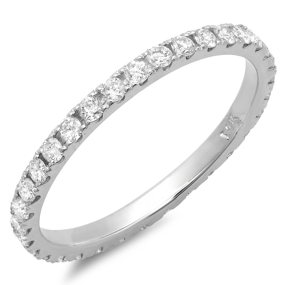 Wunderschöne Stapelbare Diamant Eternity Ringe von Jewelsdot