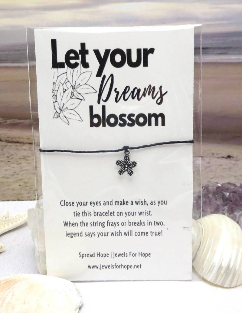 Blumen Armband Charm Schmuck Inspirierend Geschenk Tochter Freund Neuheit Wunsch Schnur Tiny Silber Blume Fußkette Liebe Gewinnt von Jewelsforhope