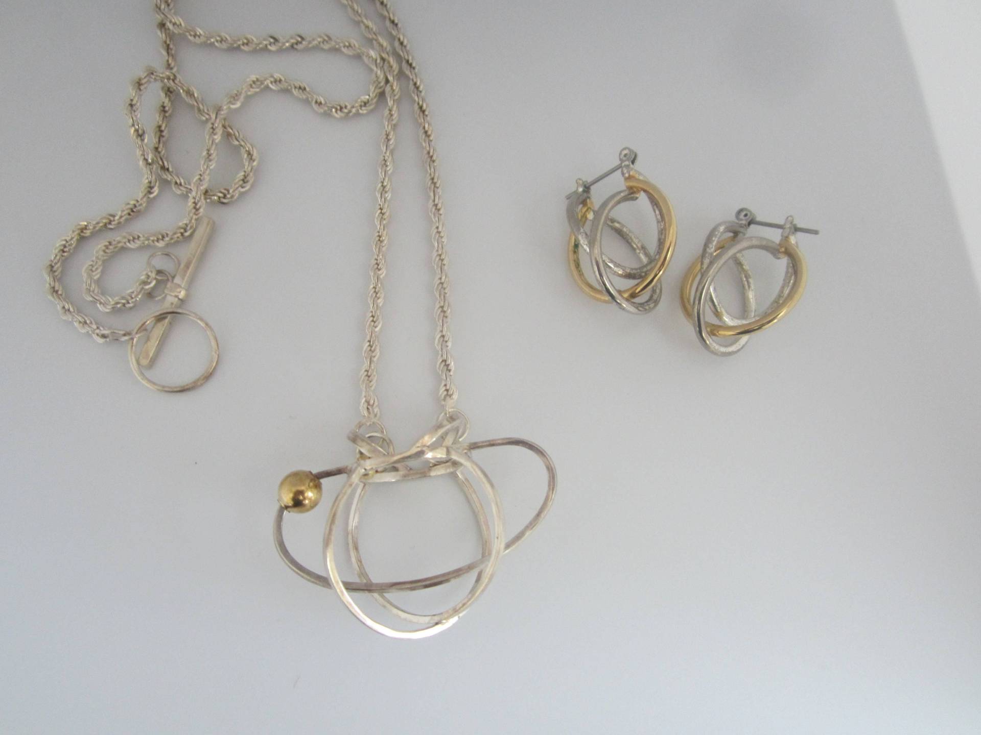 Einzigartige Retro Atomaren Halskette Und Ohrringe Versandkostenfrei | Usa Einzigartige Retro Atomaren Halskette Und Ohrringe Versandkostenfrei | Usa von JewelsoftheCastle