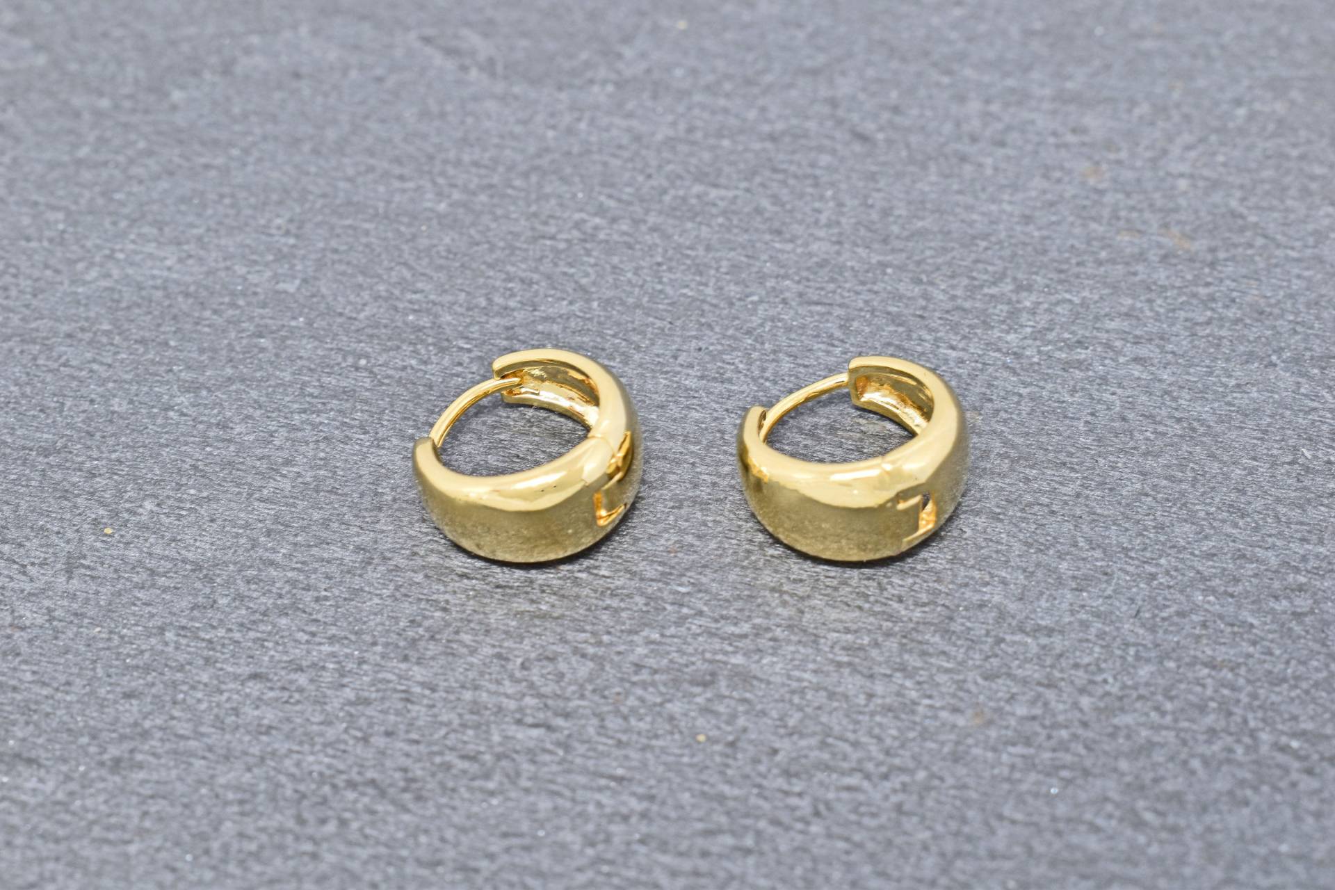 Ohrringe, Cem-22G, 2Pcs, 16K Glänzend Vergoldet Messing, 14mm, Nickel Frei Beschichtung | Palladium von JeweltechDesigns