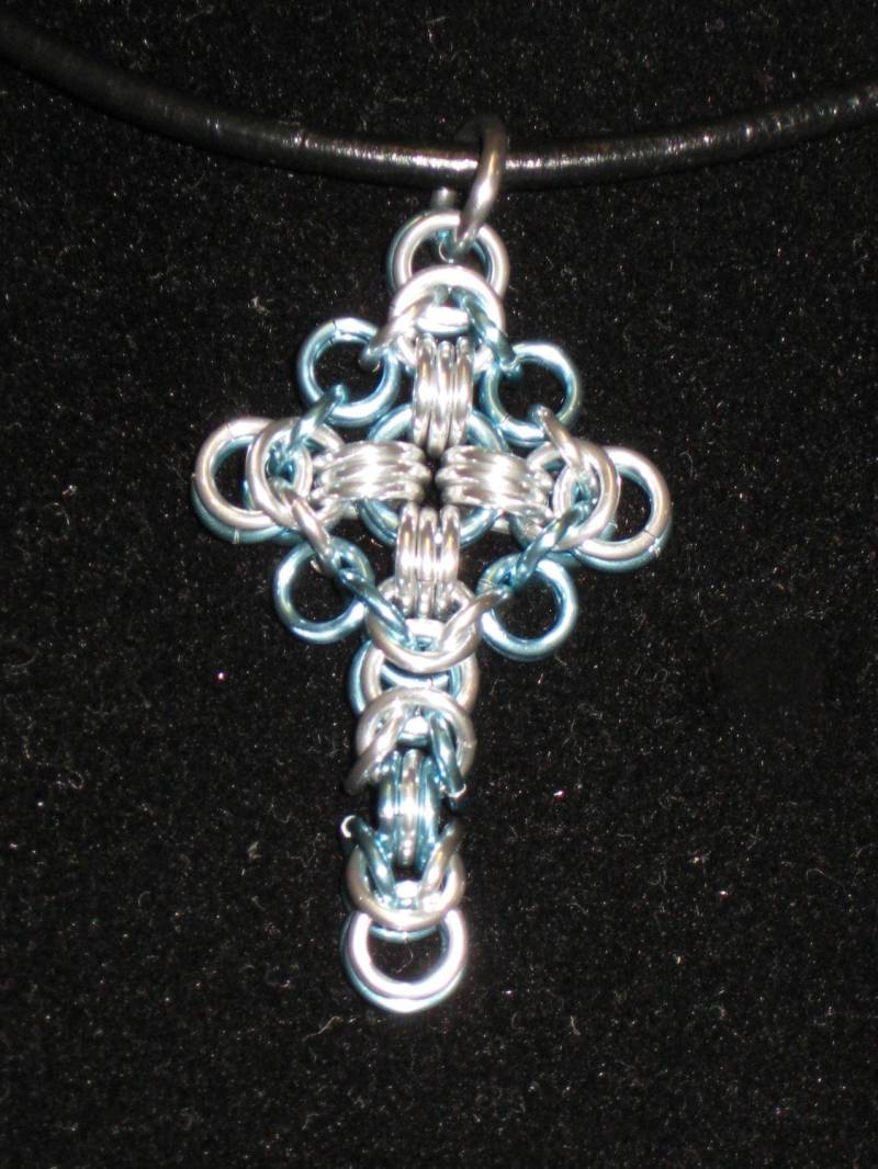 Kettenhemd Kreuz Anhänger | Byzantinisch Kettenhemd Kreuz Anhänger | Byzantinisch von JewelzNChains