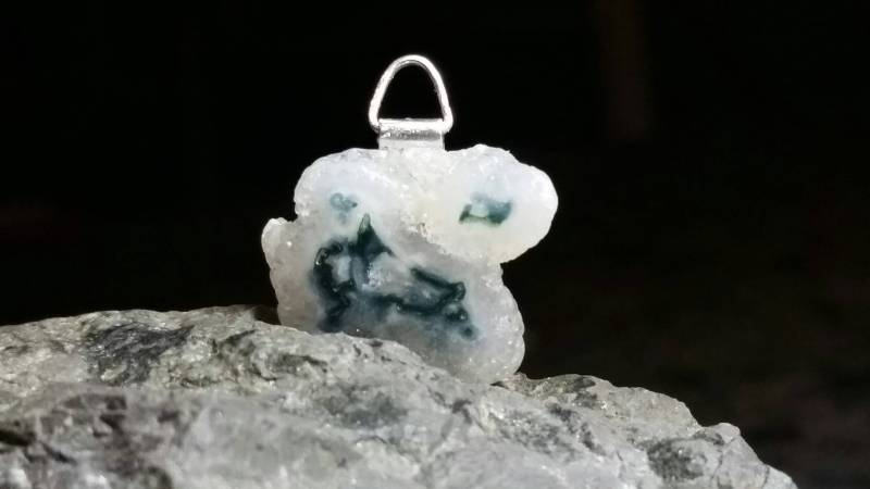 Funky Moos Opal & Sterling Silber Anhänger von JewelzoftheIsle
