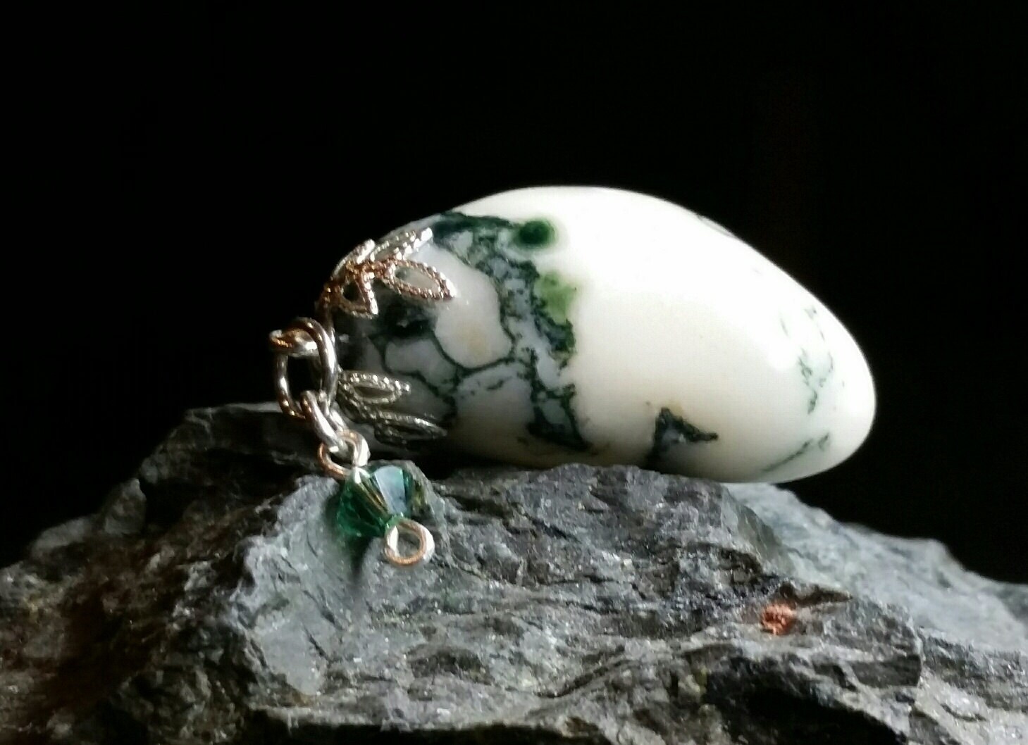 Terrific Baum Achat & Silber Anhänger Terrific Baum Achat & Silber Anhänger von JewelzoftheIsle