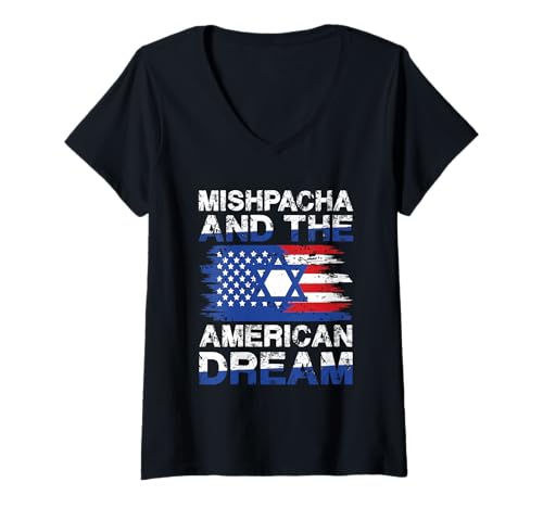 Damen Jewish American Heritage Pride Dream T-Shirt mit V-Ausschnitt Damen Jewish American Heritage Pride Dream T-Shirt mit V-Ausschnitt von Jewish American Heritage Pride Dream