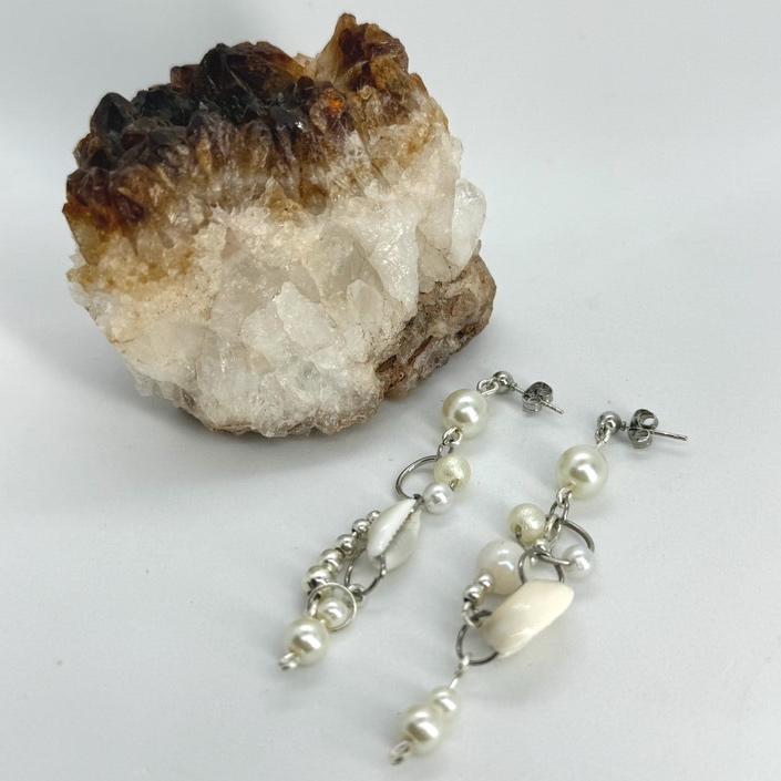 Silver & Sage Green Or Black | Crystal Earrings Aventurin Smoky Quartz von JewlsBySenija