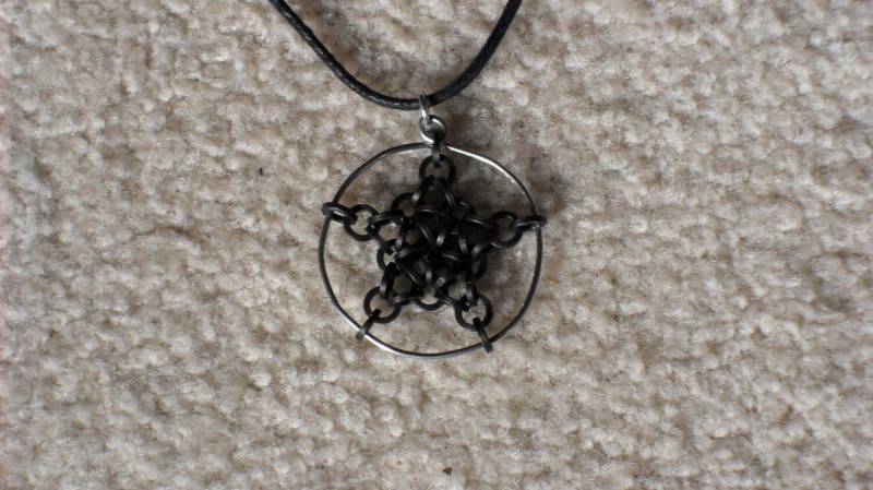 Chainmail Pentagramm Talisman Chainmail Pentagramm Talisman von JezWolf