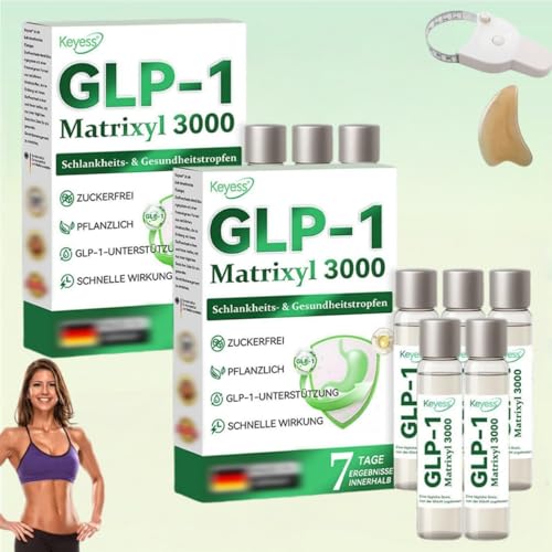Keyesse GLP-1 Orale -Tropfen, GLP1 Orale Flüssigkeit,GLP-1 Orale Flüssigkeit für Männer und Frauen (2) von Jezzful