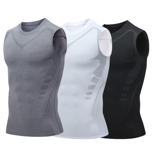 Aktivheld Abnehmweste, Duneva Abnehmweste, Vitalvest Abnehmweste, Vital Vest Abnehmweste Herren Körperformendes (3*B, 3XL) von Jhbsou