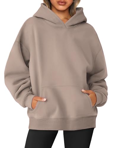 Jhsnjnr Damen Hoodie Oversize Sweatshirt Pullover Sport Oberteile Casual Langarm Streetwear Kapuzenpullover mit Kapuze von Jhsnjnr