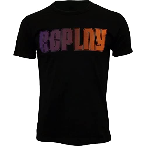 Men's Replay T-Shirt O-Neck Short Sleeve T Shirt Unisex Casual T-Shirts Summer Tshirts Top Black M Men's Replay T-Shirt O-Neck Short Sleeve T Shirt Unisex Casual T-Shirts Summer Tshirts Top Black M von Ji Wei Yu