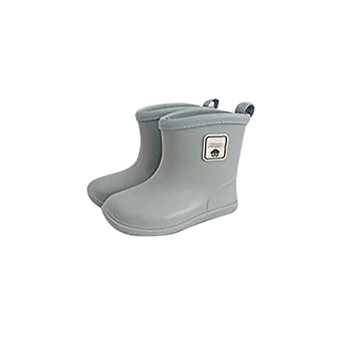 Barfuss Gummistiefel Kinder rutschfest Gummistiefel Kinder Bequeme Regenstiefe Und Federleicht Barfuss Schuhe Reflektierend Kinderstiefel Wasserschuhe mit Niedliche Cartoon Regenschuhe 2-10 Jahre von JiJiRuDU