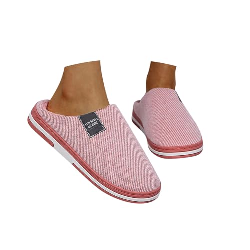Hausschuhe Damen Plüsch Pantoffeln Herren Winter Warm Filzpantoffeln Frauen Bequeme Slippers Unisex von JiJiRuDU