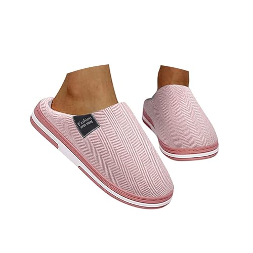 Hausschuhe Damen Plüsch Pantoffeln Herren Winter Warm Filzpantoffeln Frauen Bequeme Slippers Unisex von JiJiRuDU