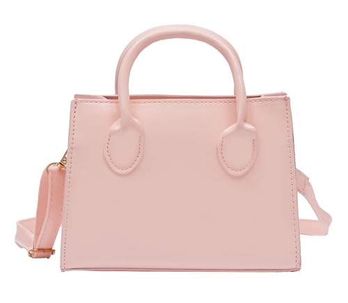 JiJia LeCo Patent Leather Shiny Clutch Bag Mini Shoulder Bag Evening Bag for Women (Sakura Pink) von JiJia LeCo