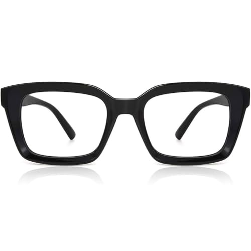 JiSoo Lesebrille Damen Herren Übergroße Lesebrille Damen Lesebrille Großer Rahmen, E-Schwarz, 1.5 JiSoo Lesebrille Damen Herren Übergroße Lesebrille Damen Lesebrille Großer Rahmen, E-Schwarz, 1.5 von JiSoo