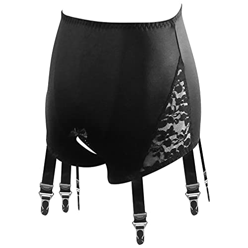 JiXuan Sexy Brautstrumpfgürtel Frauen Männer Spitze Hochzeit Strumpfgürtel Geöffneter Schritt Strumpf Strumpfhalter Gürtel von JiXuan