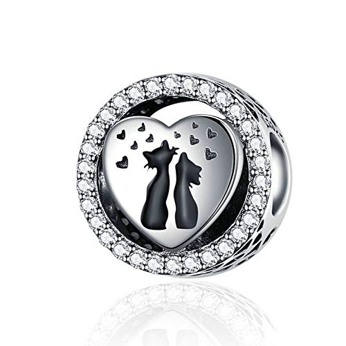 Katzen-Charm, 925er Sterlingsilber, Hunde-Charm, Kamel, Hase, Delfin, Charm, Schmetterling, Charm für Pandora-Charm-Armband, Sterling-Silber Silber von JiaRong Charms