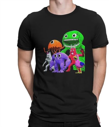Garten-of-Banban-Newest-Tshirt-for-Men-Waiting-Round-Neck-Basic-T-Shirt-Distinctive-Gift-Clothes Black Size S von JiaShengHang