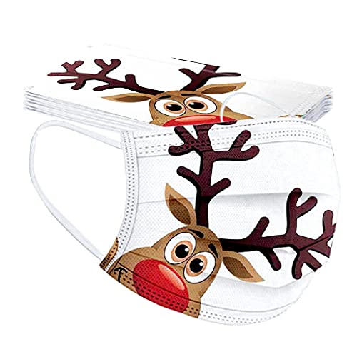 Lulupi 10 Stück Einweg Erwachsene Mundschutz mit Weihnachtsmotiv Mund und Nasenschutz Halstuch Maske Bedruckt Weihnachtsmaske Rentier Motiv Einmal MNS Mund-Tuch Staubdicht Tücher Bandana Schals Lulupi 10 Stück Einweg Erwachsene Mundschutz mit Weihnachtsmotiv Mund und Nasenschutz Halstuch Maske Bedruckt Weihnachtsmaske Rentier Motiv Einmal MNS Mund-Tuch Staubdicht Tücher Bandana Schals von Jiabing