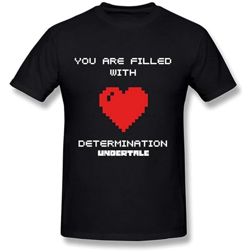 Men's T Shirts Undertale Black Size M von Jiaggoyrx