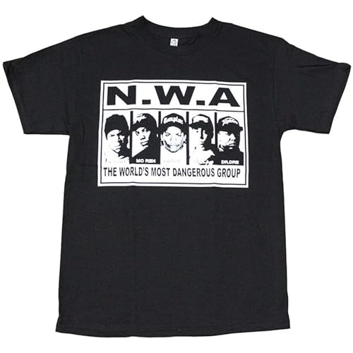 NWA,Hip Hop Gangsta Rap Men's T-Shirt Black Size XXL von Jiaggoyrx