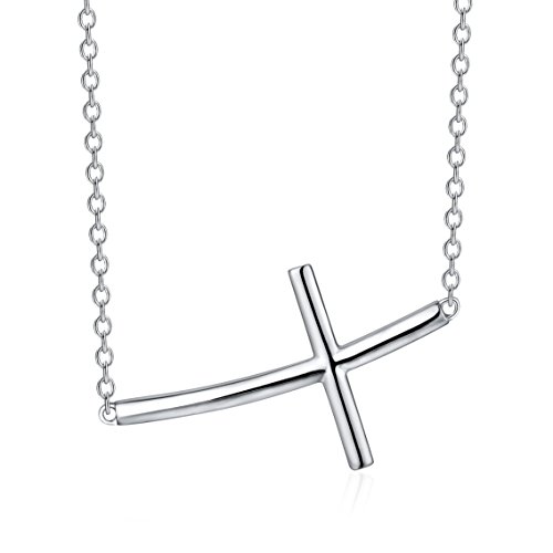 Schmuck Kreuzanhänger Kreuz Halskette Silber Ketten Kreuz Frauen Halskette, Frauen Halskette Anhänger Kreuz Anhänger mit Silber Kette von Jiahanzb