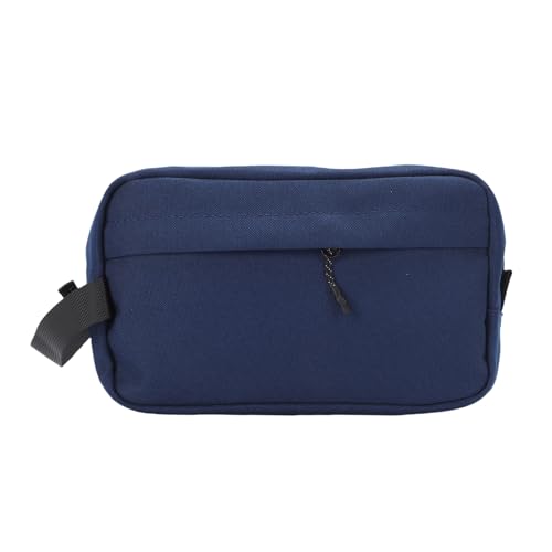 Jiawu Geräumiger Hanging Toilettenbeutel Männer Wasserdicht Tragbarer Organisator für Geschäftsreise, Langlebiger Nylon (Dunkelblau) von Jiawu