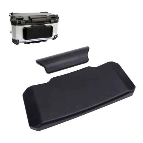 Jiawu Motorrad Top Fall Beifahrer Rückenlehne, Universal Motorrad Rücken Kissen, Kompatibel mit 80L 85L 100L Hinten Sattel Tasche Kofferraum, Top Box Kofferraum Kissen Rückenlehne von Jiawu