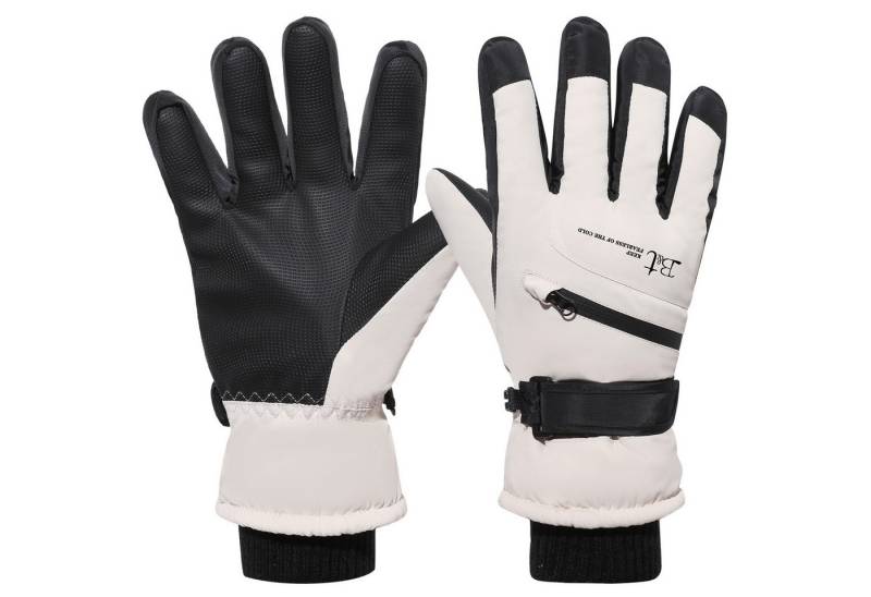 Jibenhome Skihandschuhe Wasserdichte Handschuhe für Männer Frauen Touchscreen,Winddicht,Wärm Thermohandschuhe von Jibenhome