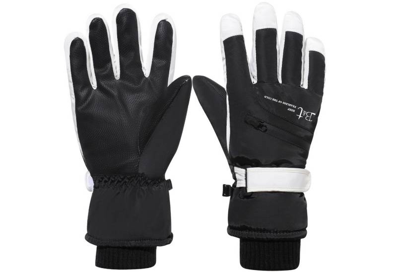 Jibenhome Skihandschuhe Wasserdichte Handschuhe für Männer Frauen Touchscreen,Winddicht,Wärm Thermohandschuhe von Jibenhome