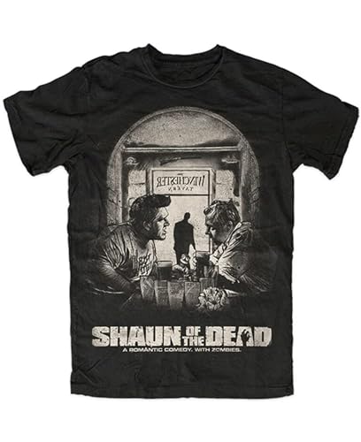 Shaun of The Dead T-Shirt Winchester Tavern Cornetto Horror Zombie Men's Short-Sleeved T-Shirt Black XXXL Shaun of The Dead T-Shirt Winchester Tavern Cornetto Horror Zombie Men's Short-Sleeved T-Shirt Black XXXL von JieZhiChun