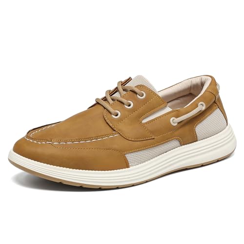 Jifenkla Herren Bootsschuhe & Mokassins Loafer Segelschuhe Slip-On Deck Schuhe rutschfeste Freizeit Strand Bootfahren von Jifenkla