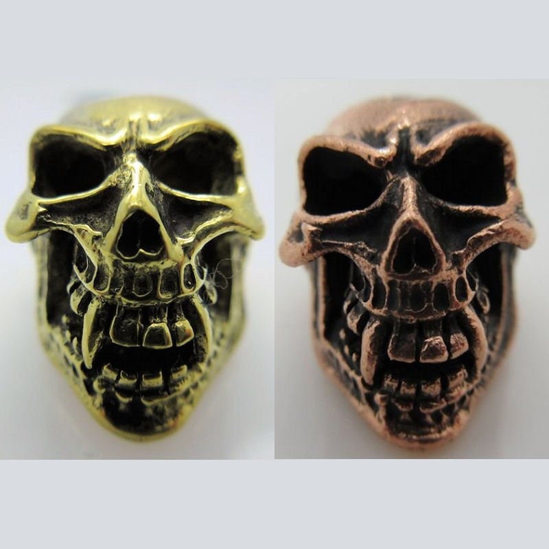 Großer Affenschädel Paracord/Leder Bead - Versand Aus Den Usa Großer Affenschädel Paracord/Leder Bead - Versand Aus Den Usa von JigProShop