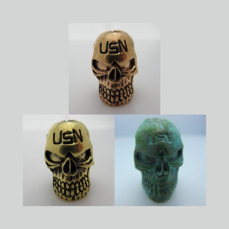 Usn Skull Paracord/Lederperle - Versand Aus Den Usa Usn Skull Paracord/Lederperle - Versand Aus Den Usa von JigProShop