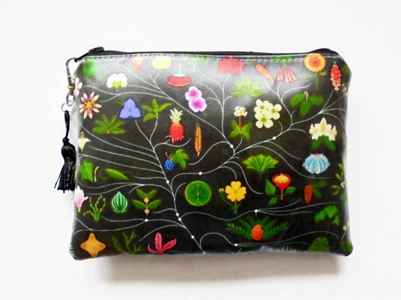 Blumendruck Vegan Leder Geldbörse Unisex Geldbörse von JiggleMaWiggle